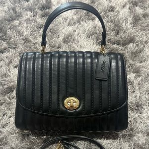 Coach Tilly Linear Quilted Handbag
